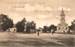 T2 Boksánbánya, Románbogsán, Bocsa; FÅ‘út, Templom / Main Street, Church - Ohne Zuordnung