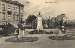 ** T1/T2 Arad, Kossuth Park, Csiky Gergely Szobor, Bloch H. Kiadása / Park, Statue - Non Classés