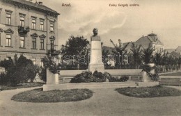 ** T1/T2 Arad, Kossuth Park, Csiky Gergely Szobor, Bloch H. Kiadása / Park, Statue - Non Classificati