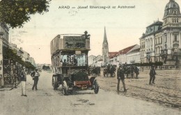 T2/T3 Arad, József FÅ‘herceg út, Autóbusz, Bloch H. Kiadása / Street, Autobus... - Ohne Zuordnung