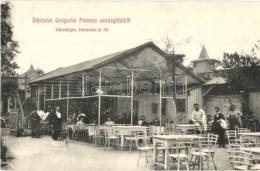 * T2 Budapest XIV. Városliget, Hermina út 59. Gregorits Ferenc VendéglÅ‘je - Non Classés