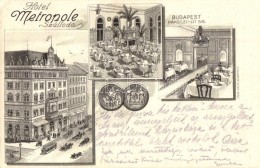 T2/T3 Budapest VII. Rákóczi út 58. Hotel Metropole Szálloda,... - Non Classés