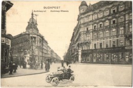 T2/T3 Budapest VI. Andrássy út, Automobil, Takarékpénztár,... - Non Classés