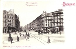 ** T1/T2 Budapest VI. Teréz Körút, Litho - Non Classés