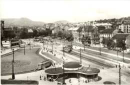 ** T1 Budapest II. Moszkva Tér, Villamosok, KépzÅ‘mÅ±vészeti Alap Kiadóvállalat.... - Non Classés