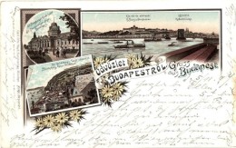 T2/T3 1897 (Vorläufer!) Budapest, Királyi Vár és Várbazár,... - Non Classés