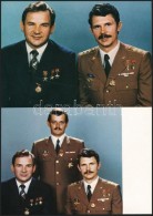** * 4 Db MODERN Magyar Å±rhajós Lap (egy CM) / 4 Modern Hungarian Astronauts Postcards (one Carte Maximum) - Non Classés