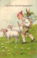 ** * 30 Db VEGYES Húsvéti üdvözlÅ‘lap / 30 Mixed Easter Greeting Postcards - Unclassified