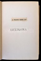 A Pesti Hírlap Lexikona. [Bp.], [1937], [Pesti Hírlap]. Kissé Kopott... - Non Classés