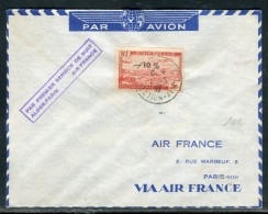 France / Algérie - Enveloppe 1er Vol  De Nuit Alger /Paris En 1947 -  Réf O 159 - Cartas & Documentos