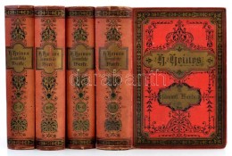 Heinrich Heine's Sämmtliche Werke. Hamburg 1887. 4  Kötet, Díszes Egészvászon... - Zonder Classificatie