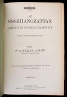 Dr. Kesztler LÅ‘rinc: Az összehangzattan Elméleti és Gyakorlati Tankönyve. Bp., 1928,... - Sin Clasificación