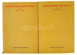 Mályusz Elemér, Borsa Iván: Zsigmondkori Oklevéltár III-IV. (1411-14) Magyar... - Zonder Classificatie