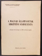 1982 A Magyar Államvasutak árképzési Szabályzata 50p. - Non Classés