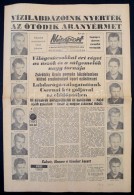 1964 A Népsport XX. évfolyamának 209. Száma, Címlapon A Vízilabda Csapat... - Non Classés