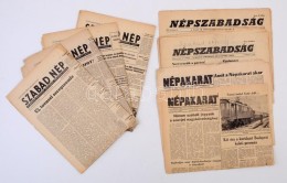 1956 8 Db 1956 újság (Szabad Nép 1956. Október 14., 19., 21., 23., XIV. évf.... - Non Classés