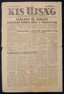 1946 Kis Újság Szálasi KivégzésérÅ‘l. - Non Classés