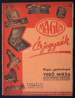 1938, 1943 Bp. V., Magus árjegyzék - VerÅ‘ Miksa Vas és Háztartási... - Non Classés