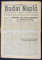 1936 A Budai Napló 34. évfolyamának 1241. Száma érdekes Hírekkel - Non Classés