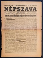 1919 A Népszava április 30. Száma A Tanácsköztársaság... - Ohne Zuordnung