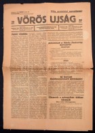 1919 A Vörös Újság április 29. Száma A... - Non Classés