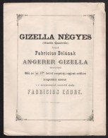 1883 Gizella Négyes EsküvÅ‘i Alkalmi Kotta - Non Classés