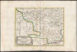 Cca 1700 Johann Hofmann: Provance Olaszországban. Színezett Rézmetszet. Megjelent: Atlas... - Autres & Non Classés