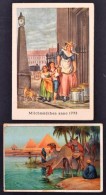 Cca 1910-1920 2 Db Színes Litho Reklámkártya - Publicidad