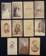 Cca 1860-1900 11 Db Magyar Keményhátú Fotó (Licskó és Schneider (Pest),... - Autres & Non Classés