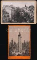 Cca 1900 Paris és Graz 2 Városképes Fotó / Paris And Graz 2 Photos 11x16 Cm - Autres & Non Classés