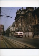 Cca 1959 Budapesti Trolibuszok, Kotnyek Antal (1921-1990) Fotóriportja, 3 Db Vintage Negatív (6x6 Cm)... - Autres & Non Classés