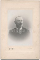 Cca 1900 Pekácsy István, Nagylóci Földbirtokos Fotója, 17x26 Cm - Autres & Non Classés