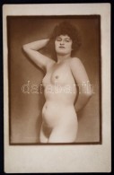 Cca 1930 Erotikus Akt Fotó. Fotólap / Erotic Nude Photo Postcard - Otros & Sin Clasificación