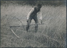 1935 Kerny István (1879-1963): Kaszás, Pecséttel Jelzett Vintage FotómÅ±vészeti... - Otros & Sin Clasificación