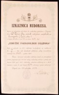 1914 6 Db Horvát NyelvÅ± Bányászati Oklevél / 1914 Croation Diplomas Regarding Mining - Non Classés