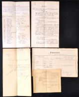 1888 Bácsa Község Költségvetése - Zonder Classificatie