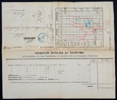 1869 Donau-Dampfschiffharts-Gesellschaft Fuvarlevele, Díszes Fejléces Papíron, 5 Kr.... - Zonder Classificatie