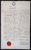 1832 Keresztelési Anyakönyvi Kívonat, Német NyelvÅ±, 15 Kr. Benyomott... - Non Classés