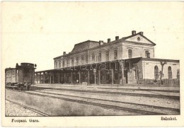 ** T4 Foksány, Focsani; Bahnhof / Vasútállomás, Vagonok / Railway Station, Wagons... - Zonder Classificatie