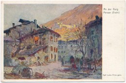 T2 Persen (Tirol), Castle, Offizielle Karte Für Rotes Kreuz No. 415. S: Karl Ludw. Prinz - Non Classés