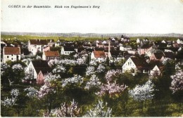 T2/T3 Guben, Panorama From Engelmann's Mountain, WWII Germany 'Flugzeugführerschule' Stamp, Feldpost (EK) - Ohne Zuordnung