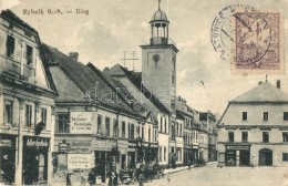 T3/T4 Rybnik, Ring, Adler Apotheke, Berliner Kleiderhalle, Hermann Sladky, R. Heinzelmann Zahn-Atelier, Schindler /... - Ohne Zuordnung