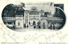 T2/T3 1898 Vienna, Wien; Jubiläums-Ausstellung, Urania-Theater, Officielle Ausstellungs-Postkarte Nr. 53.... - Ohne Zuordnung
