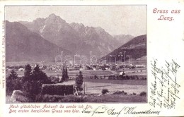 T2/T3 Lienz (Tirol); 'Nach Glücklicher Ankunft...'  (crease) - Non Classés