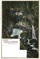 * T2/T3 Gollinger-Fällen, Oberer Wasserfall; C. Jurischek Kunstverlag 814/3. - Ohne Zuordnung