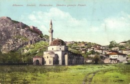 T2/T3 Shkoder, Shkodra, Scutari; Bleimoschee / Mosque (ragasztónyom / Gluemark) - Zonder Classificatie