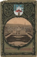 T4 Zágráb, Zagreb; Ferenc József Tér, Címer / Franz Joseph Square, Coat Of Arms... - Ohne Zuordnung