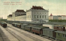 T2 Zagreb, Kolodvor / Railway Station, Train - Non Classés