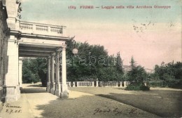 T2/T3 Fiume, Loggia Nella Villa Arciduca Giuseppe / Villa (EK) - Unclassified