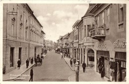 T2/T3 1938 Rimaszombat, Rimavska Sobota; Utca, Póczos és Brünner üzletei, Bata / Street,... - Non Classés